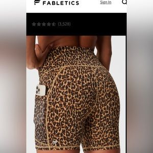 Fabletics biker shorts